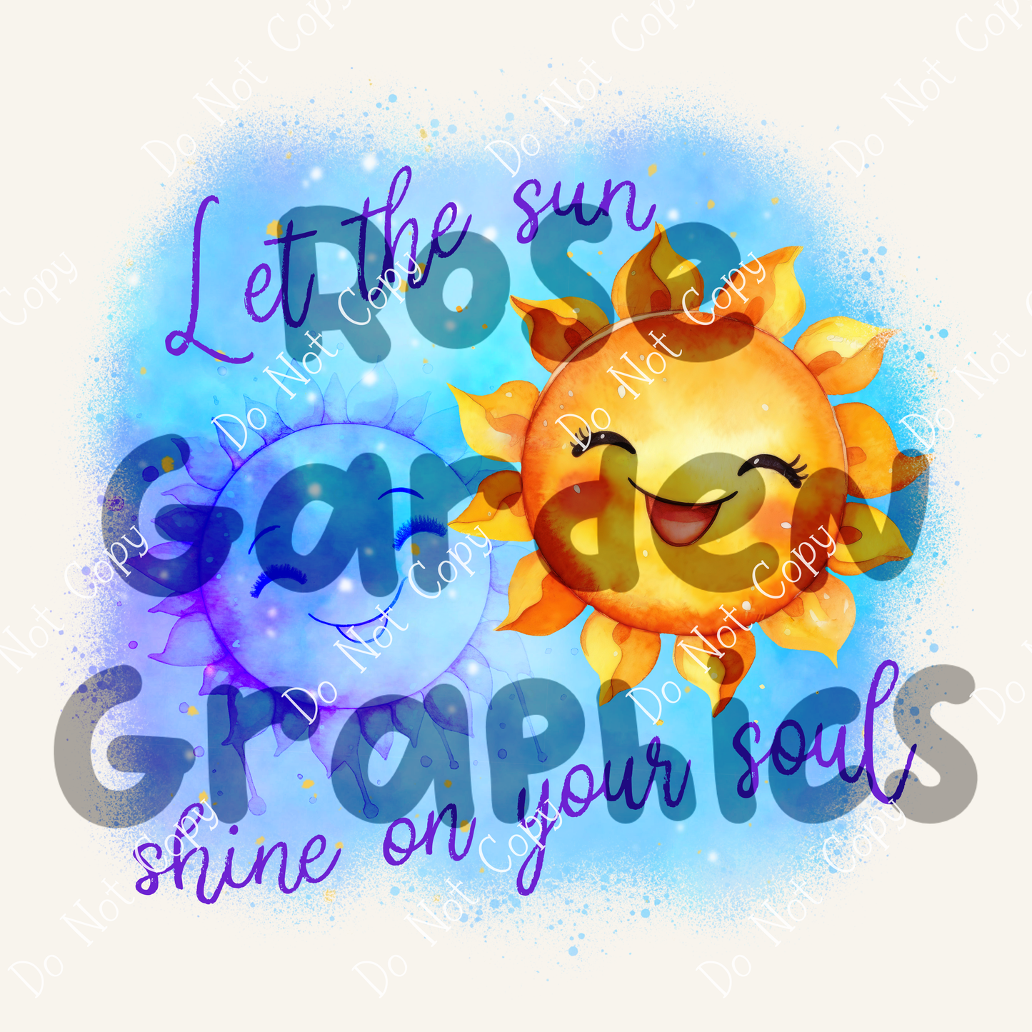 Happy Suns "Let the Sun Shine on Your Soul" PNG