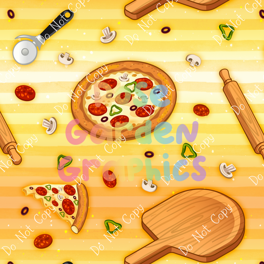 Pizza Chef Seamless Image