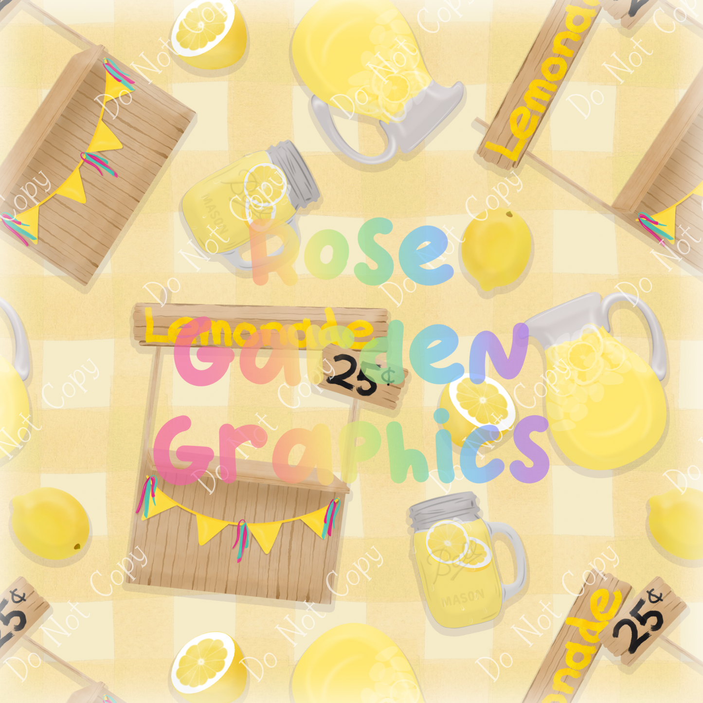 Lemonade Stand Seamless Images