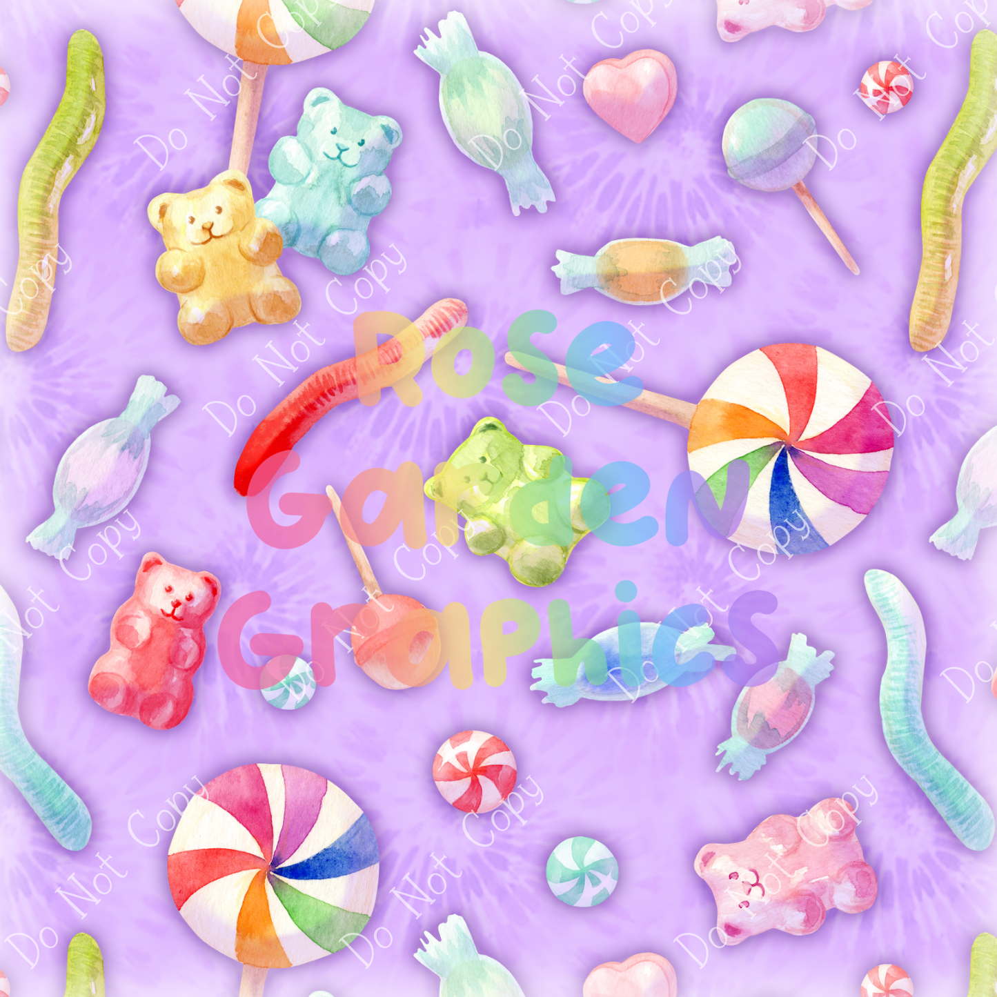 Candy Stash Seamless Image