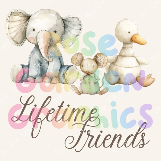 Animal Stuffies "Lifetime Friends" PNG