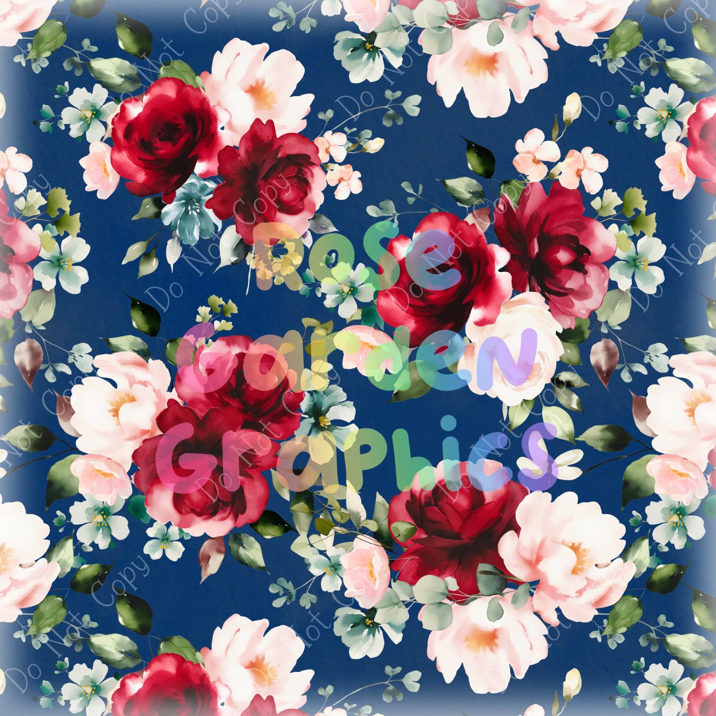 Beautiful Roses Seamless Image