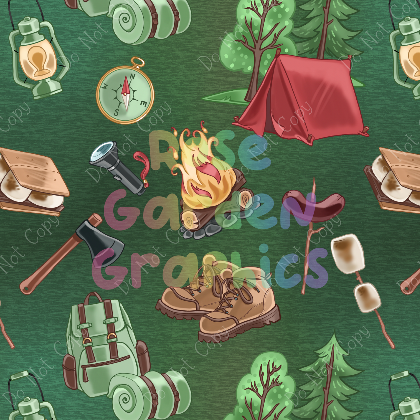 Wilderness Explorer Seamless Image