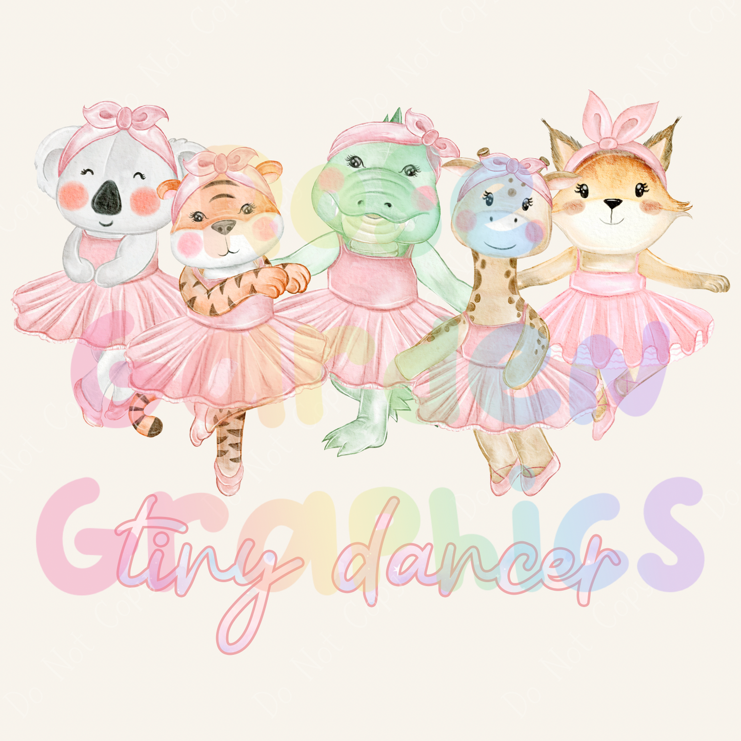 Zoo Ballet Class "Tiny Dancer" PNG