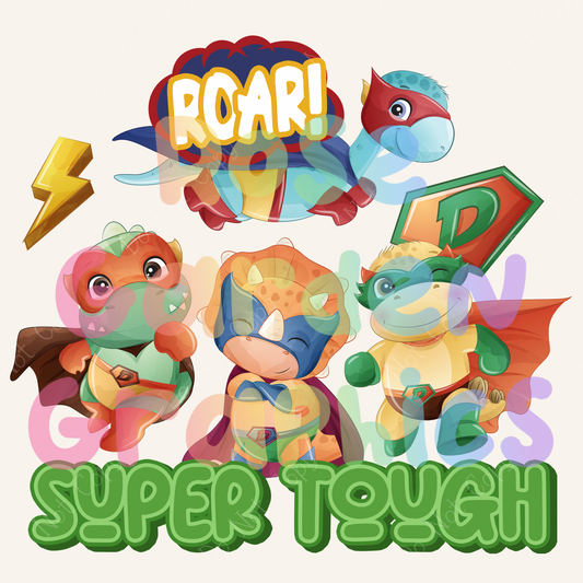 Super Dinos "Super Tough" PNG