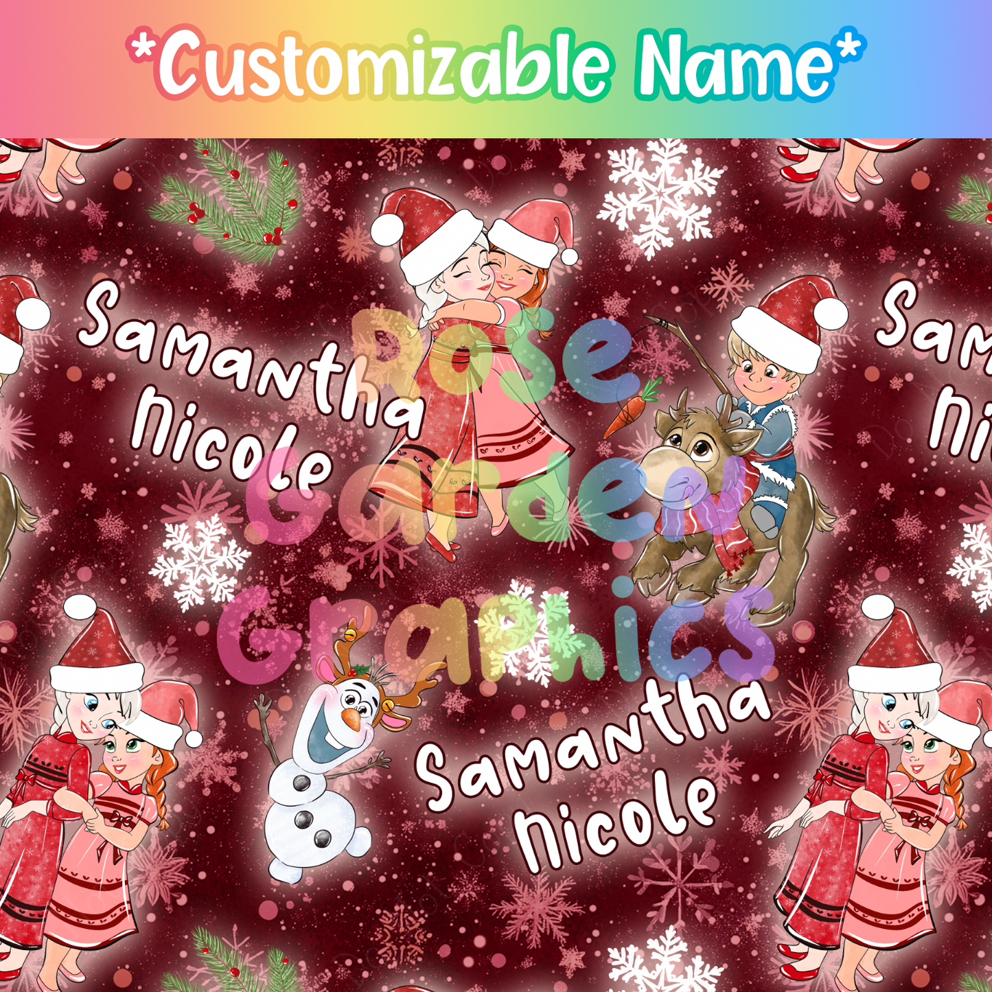 FRO122 Custom Name Seamless File ($5 per name file)