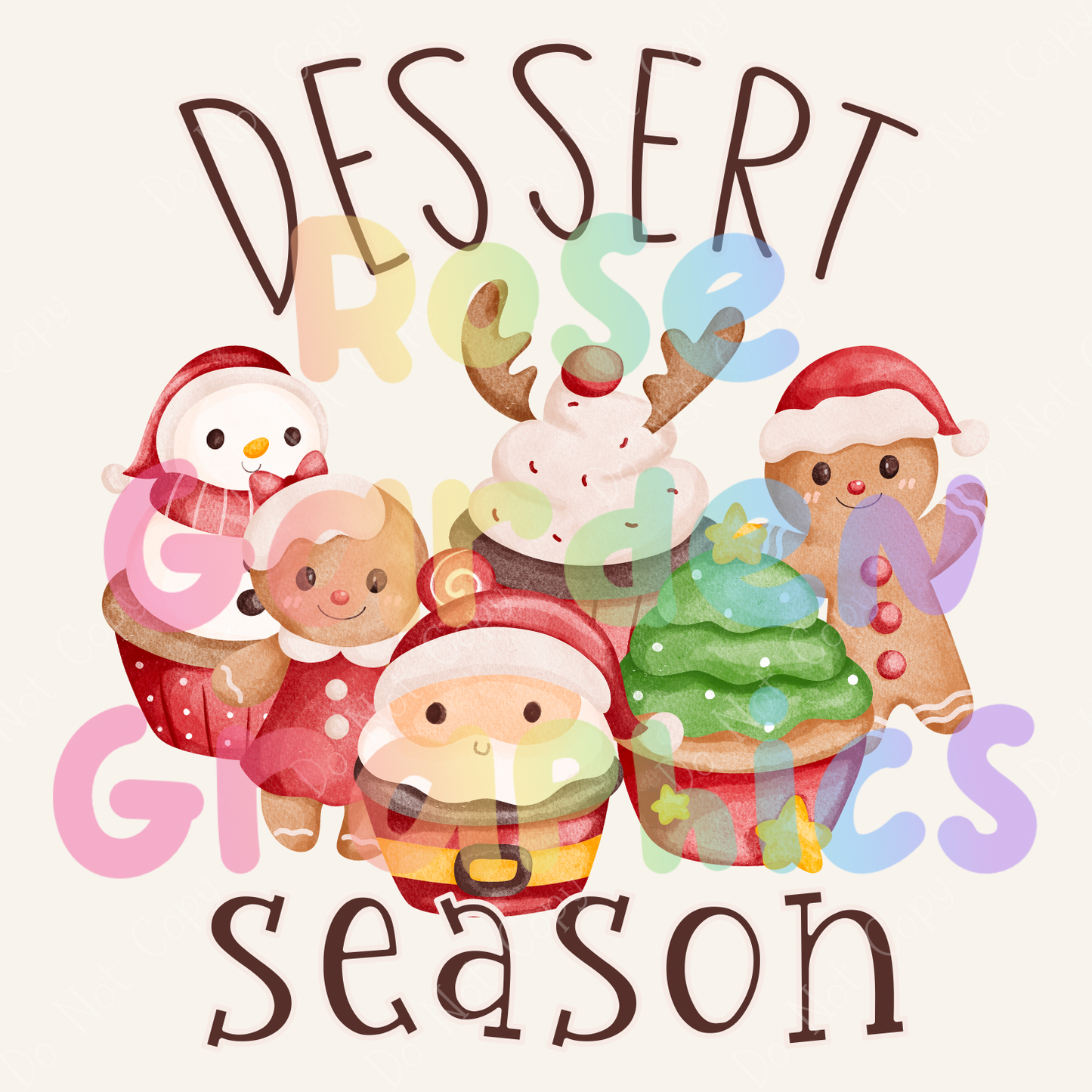 Christmas Desserts "Dessert Season" PNG