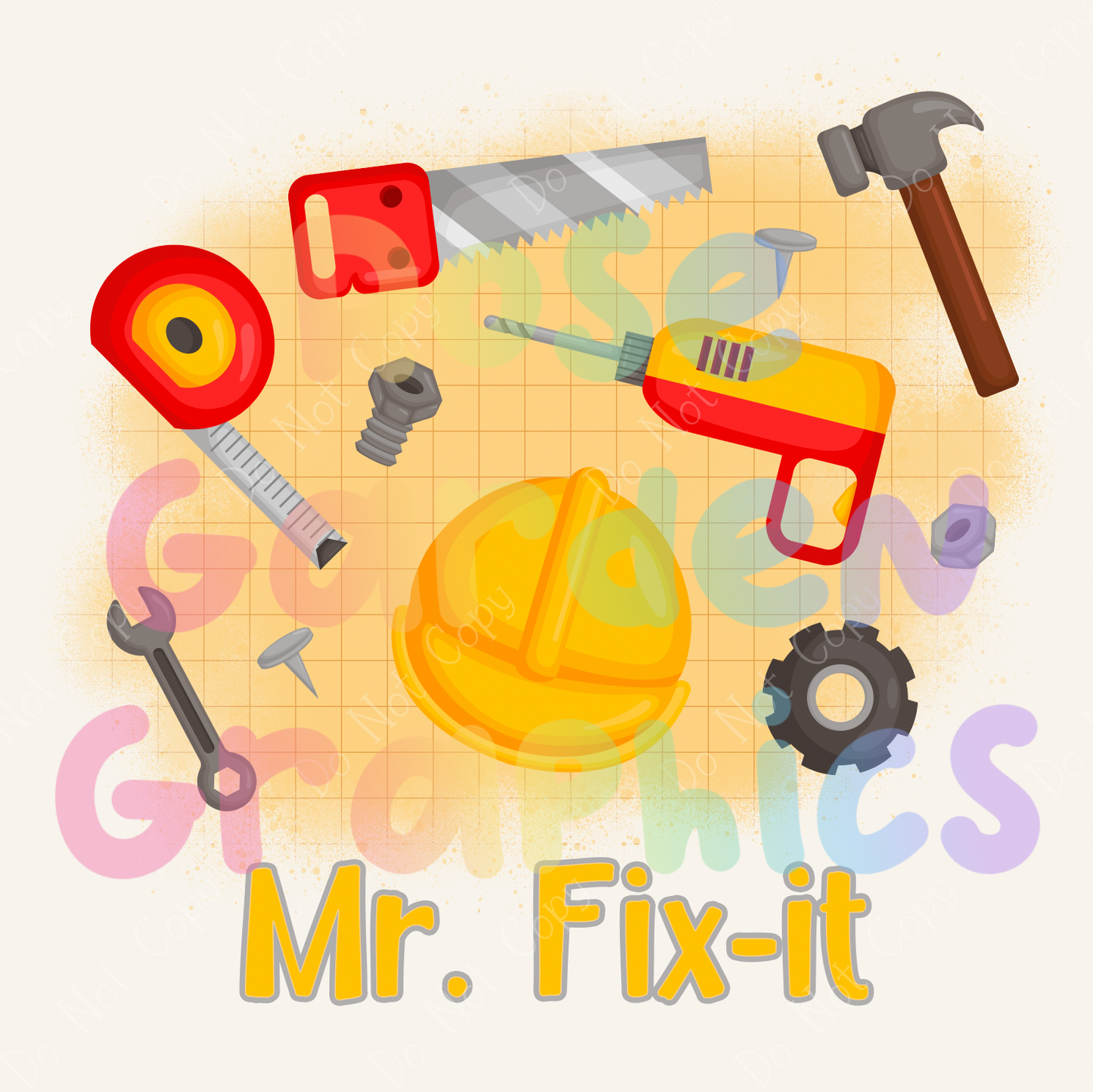 Toolbox Spread "Mr. Fix It" and "Miss Fix It" PNGs