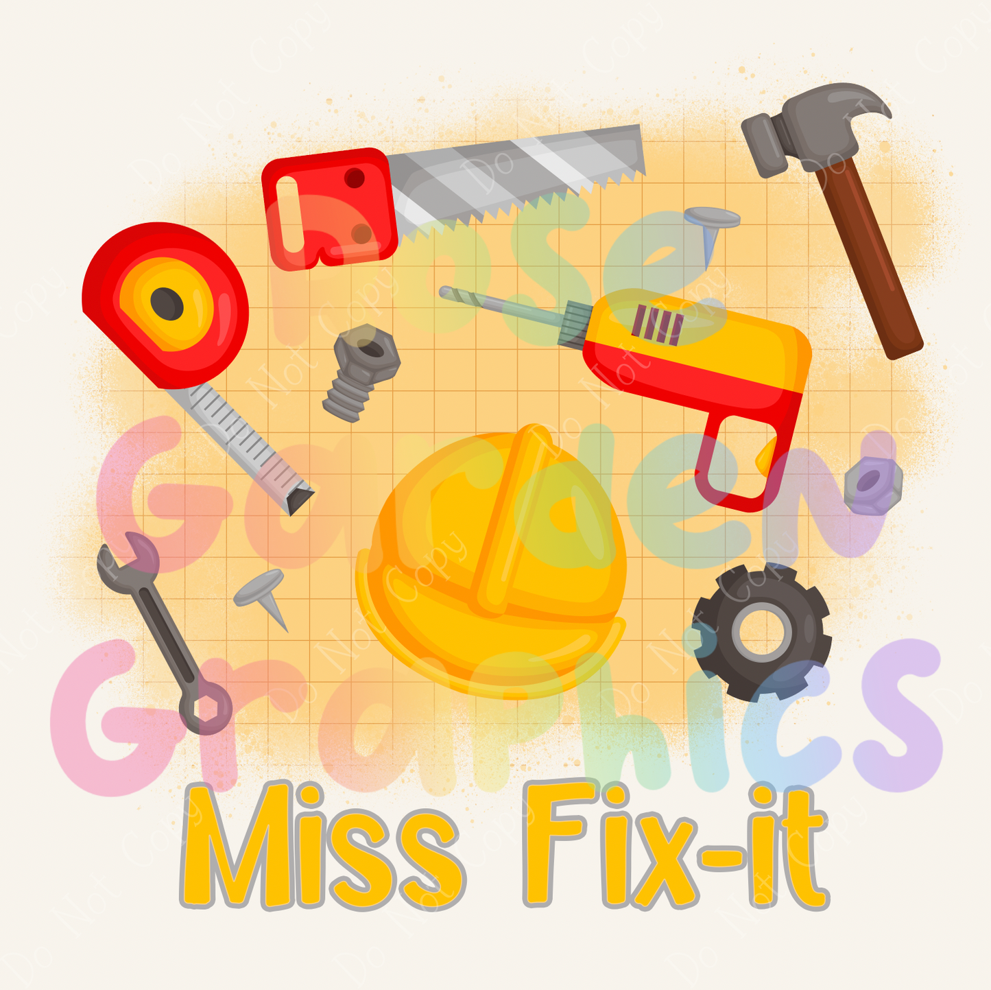 Toolbox Spread "Mr. Fix It" and "Miss Fix It" PNGs