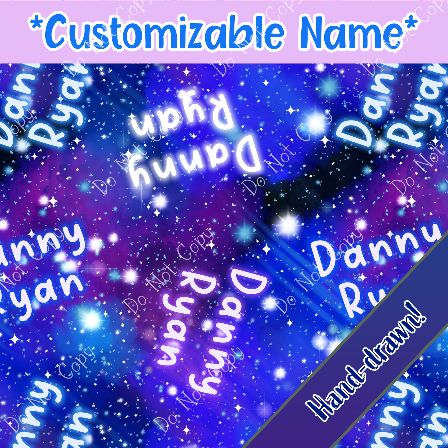 Space Mama's Boy Custom Name Seamless File ($5 per name file)