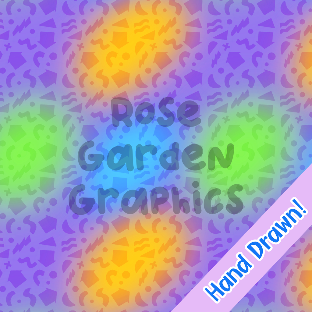 90s-party-shapes-seamless-image-rose-garden-graphics