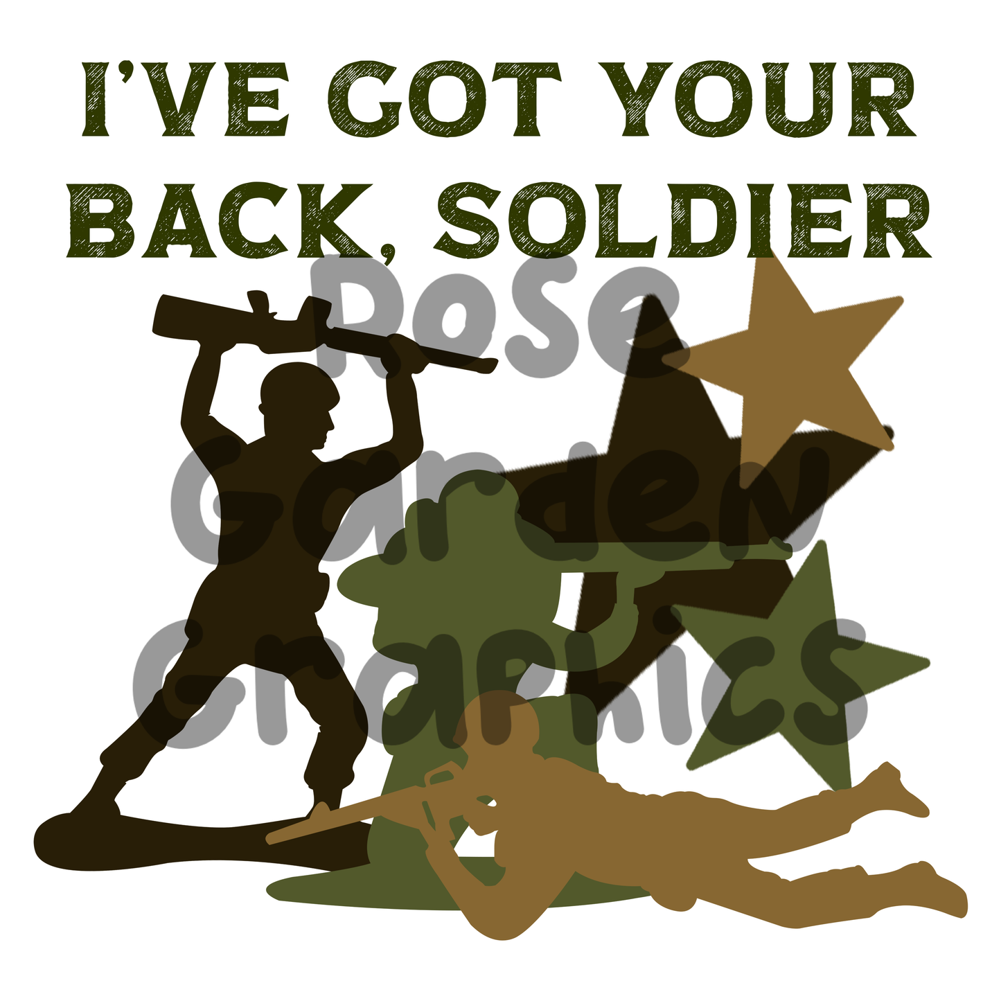 Army Toys "I Got Your Back, Soldier" PNG