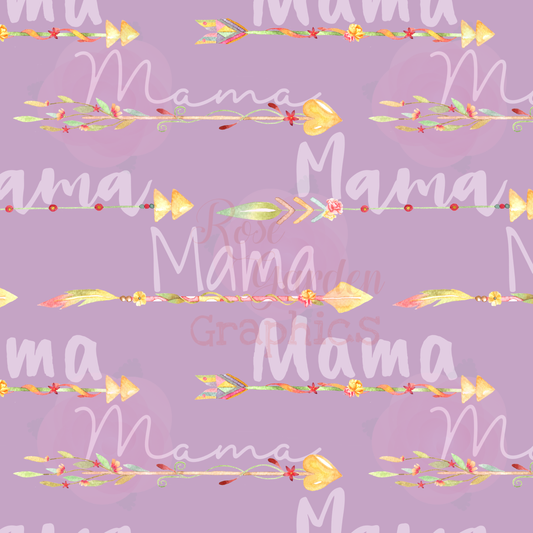 Imagen perfecta de flechas florales "mamá"