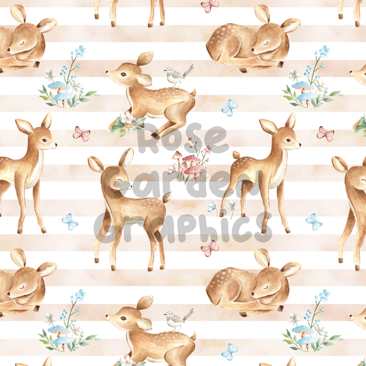 Baby Deer Seamless Image