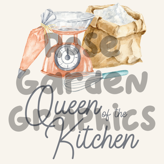 Baking Gear "Queen of the Kitchen" PNG