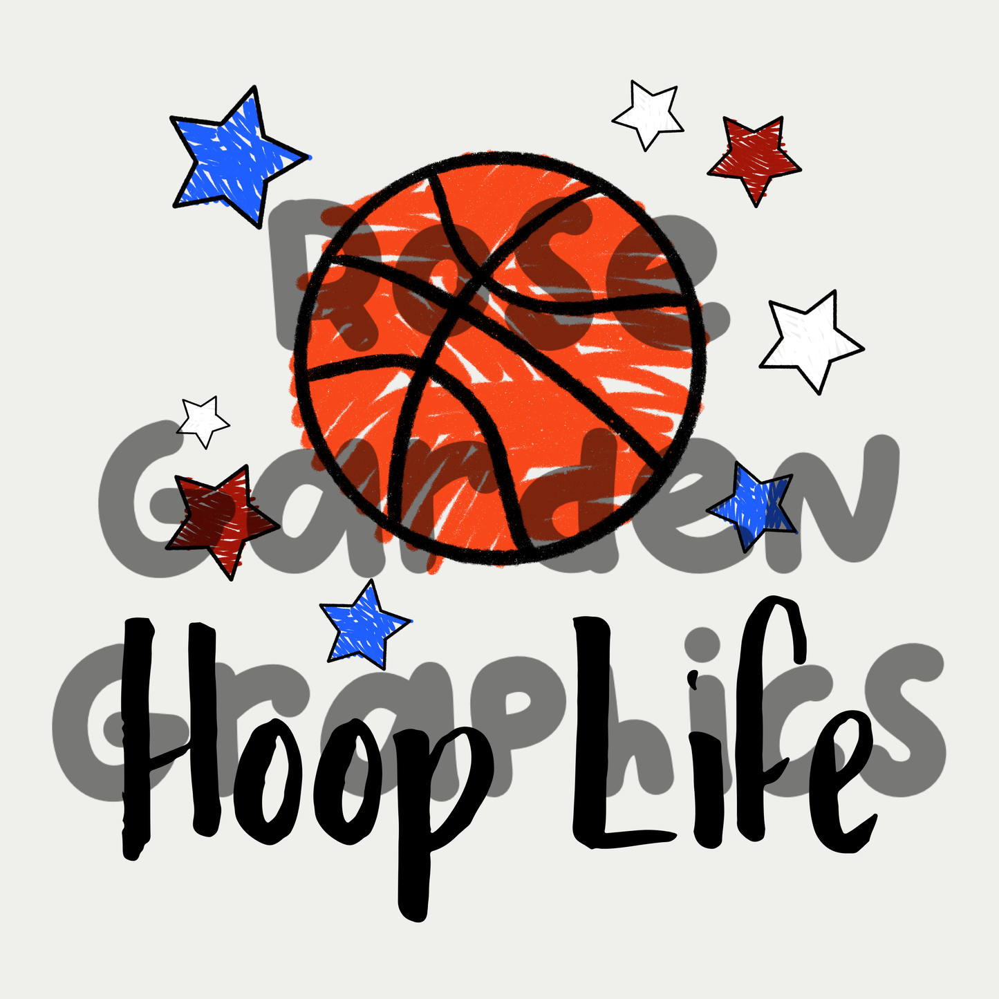 Crayón De Baloncesto "Hoop Life" PNG