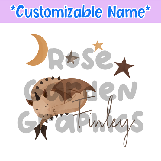 Boho Dragons Custom Name PNG ($5 per name file)