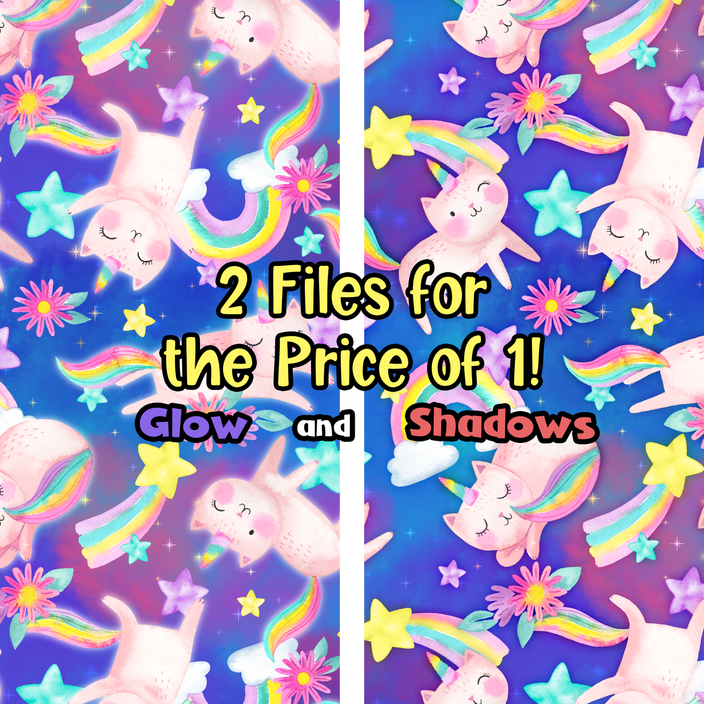 Caticorns 2 Seamless Images