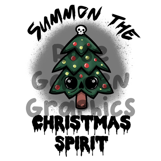 Christmas Spirit "Summon the Christmas Spirit" PNG