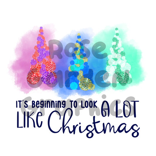 Luces del árbol de Navidad "Está empezando a parecerse mucho a la Navidad" PNG