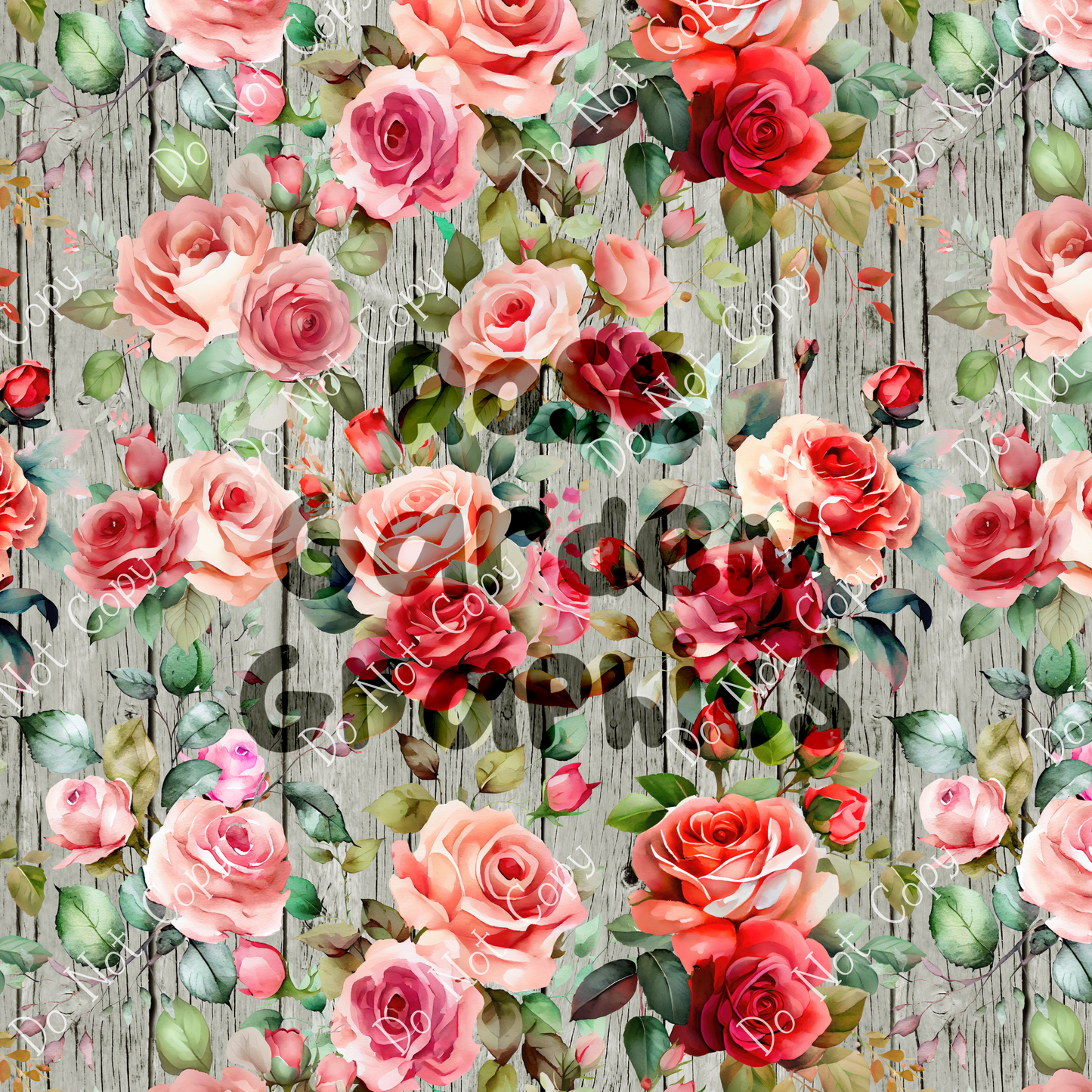 Climbing Roses Seamless Image