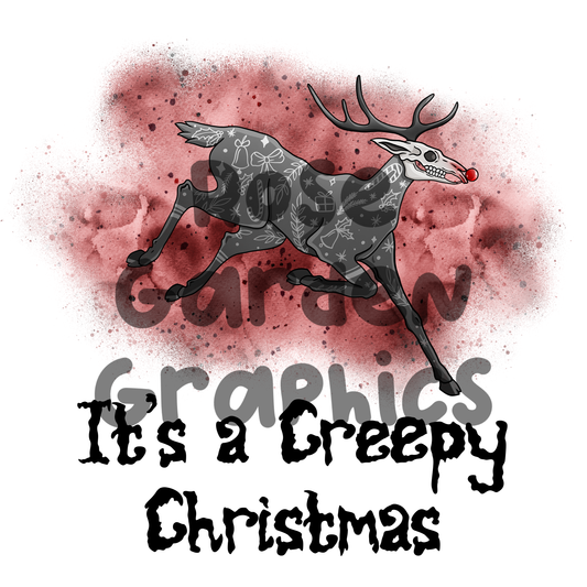 Creepy Christmas "It's a Creepy Christmas" PNG