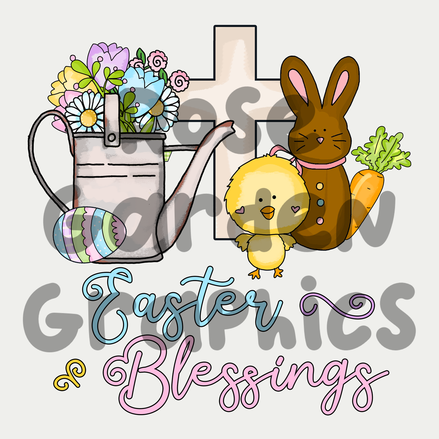 Easter Blessings PNG