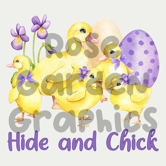 Pollitos de Pascua "Hide and Chick" PNG