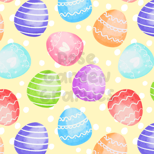 Easter Eggs Seamless Image