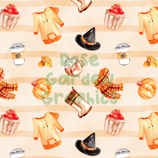 Imagen perfecta de acuarela de otoño