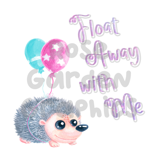 Floating Hedgies "Float Away with Me" PNG