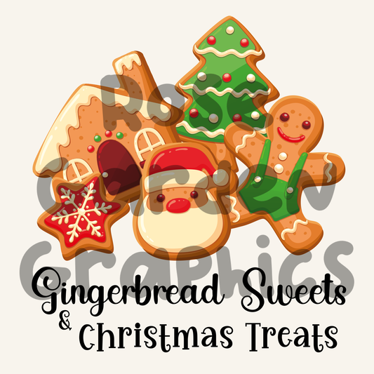 Gingerbread Buddies "Gingerbread Sweets & Christmas Treats" PNG