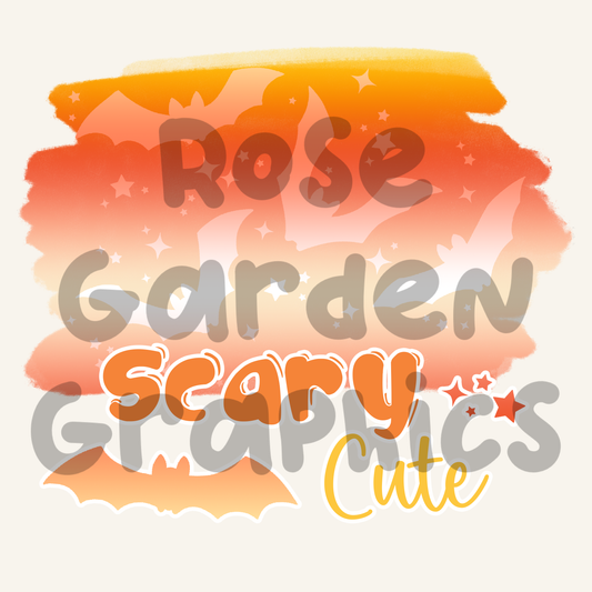 Murciélagos degradados (maíz dulce) "Scary Cute" PNG