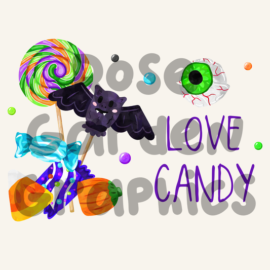 Dulces de Halloween "Dulces de amor para ojos" PNG