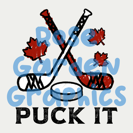 Crayón de hockey (canadiense) "Puck It" PNG