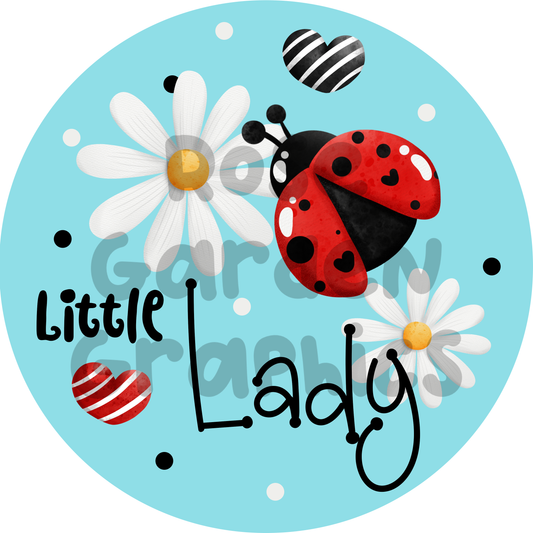 Ladybug Floral "Little Lady" PNG