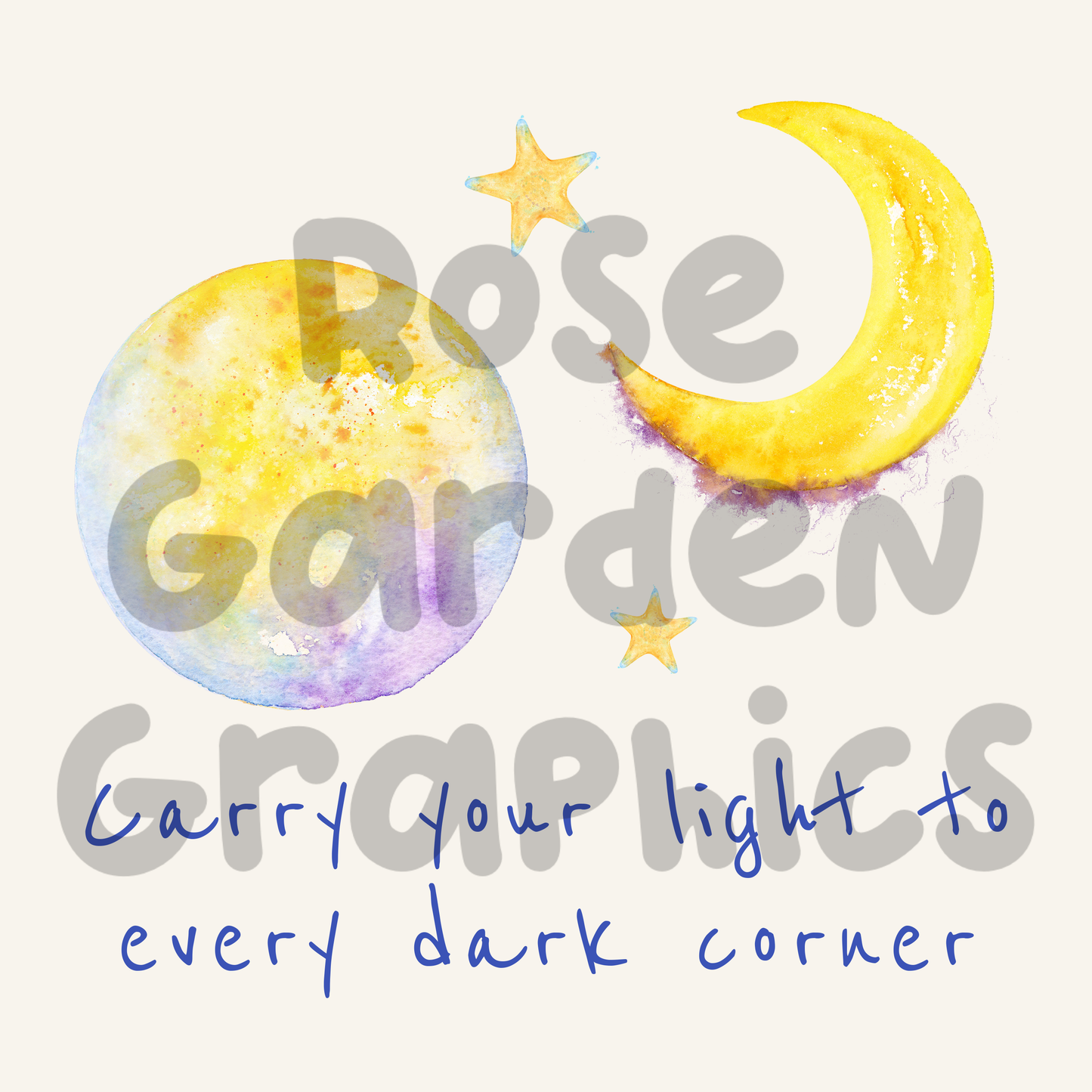 Magic Moons "Carry Your Light to Every Dark Corner" PNG