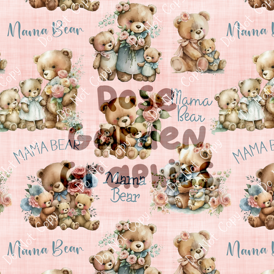 Mamá Oso Vintage Imagen Perfecta