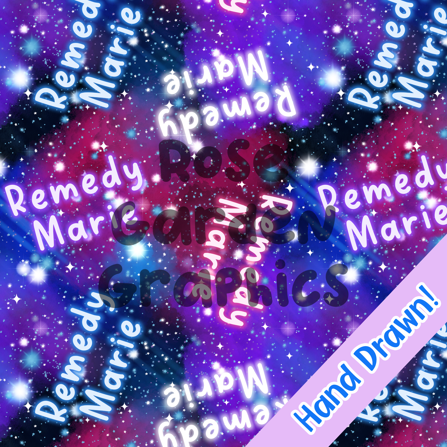 Space Mama's Girl Custom Name Seamless File ($5 per name file)