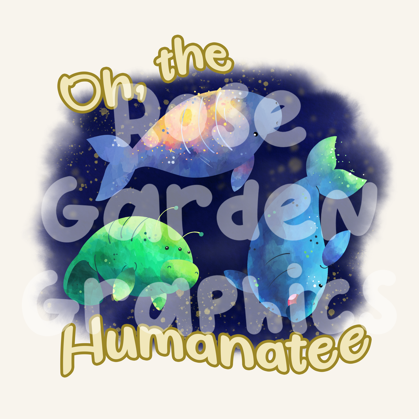 Manatees "Oh, the Humanatee" PNG