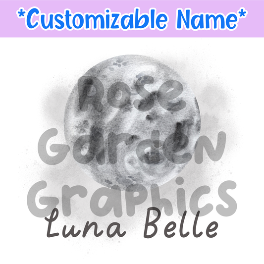 Moon Child Custom Name PNG ($5 per name file)