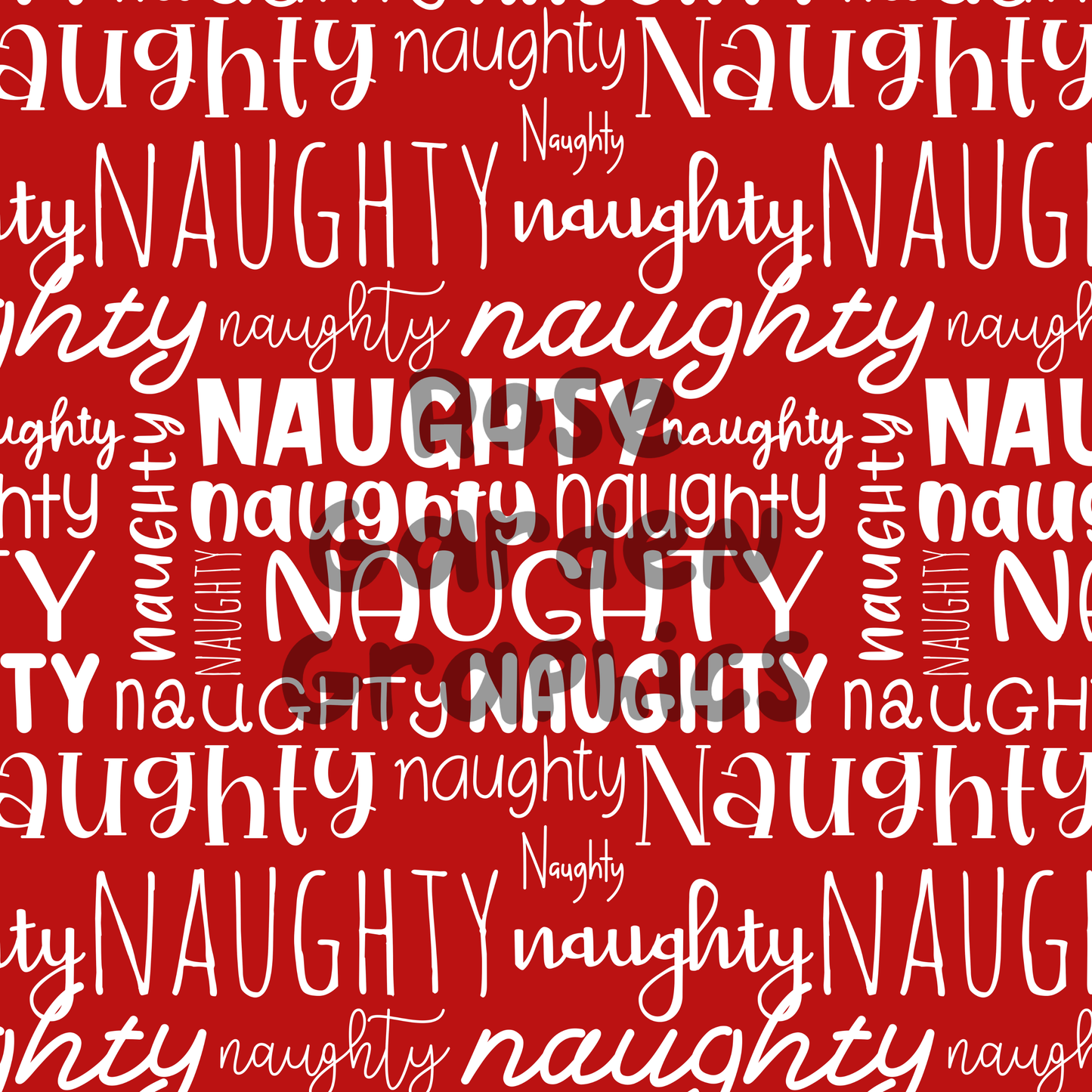 Paquete de 4 imágenes perfectas de Naughty and Nice Words