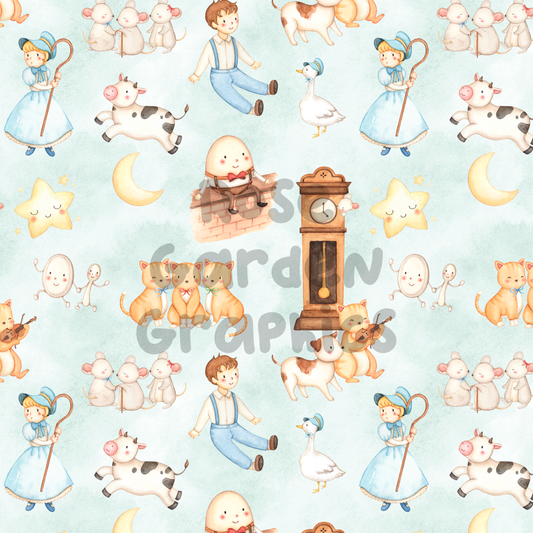 Nursery Rhymes Seamless Image