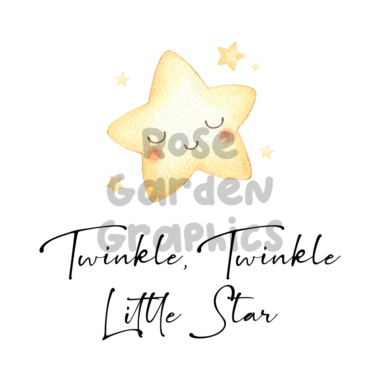 Nursery Rhymes "Twinkle Twinkle Little Star" PNG