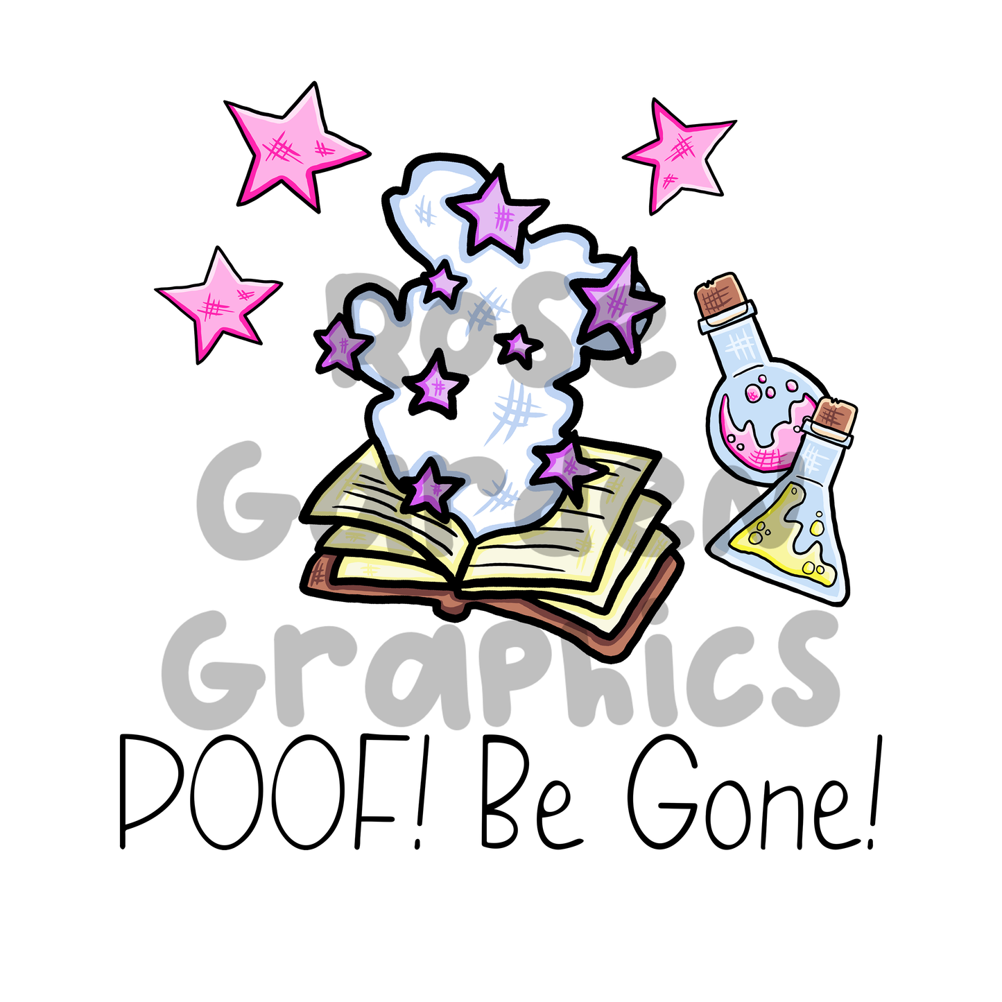 Spring Witch "Poof! Be Gone!" PNG