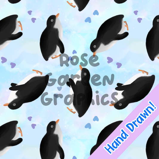 Penguins Seamless Image