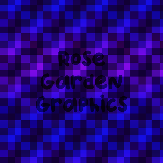 Pixel Pattern (Blue and Purple) Seamless Image