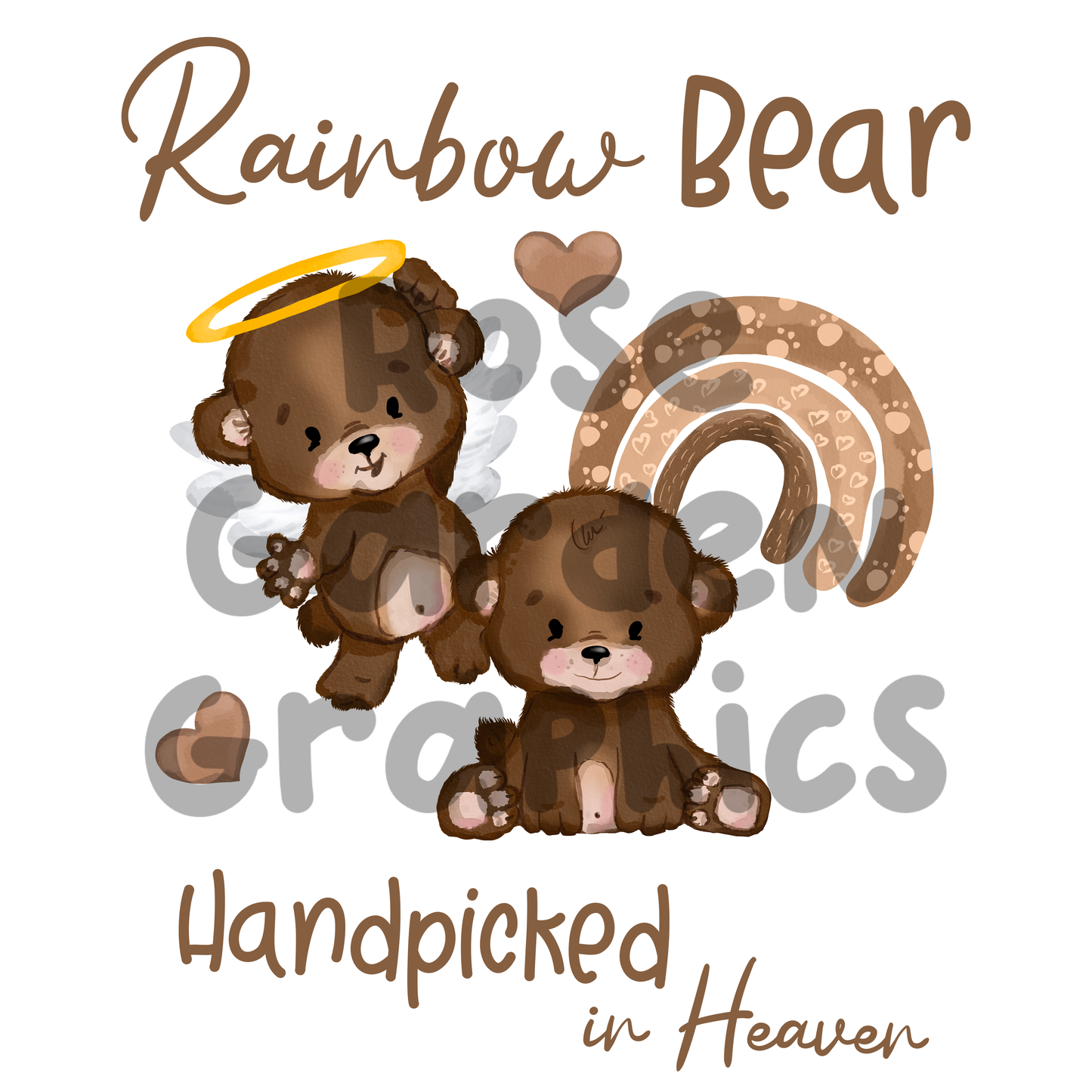 Rainbow Bear Neutral 2 PNGs Bundle