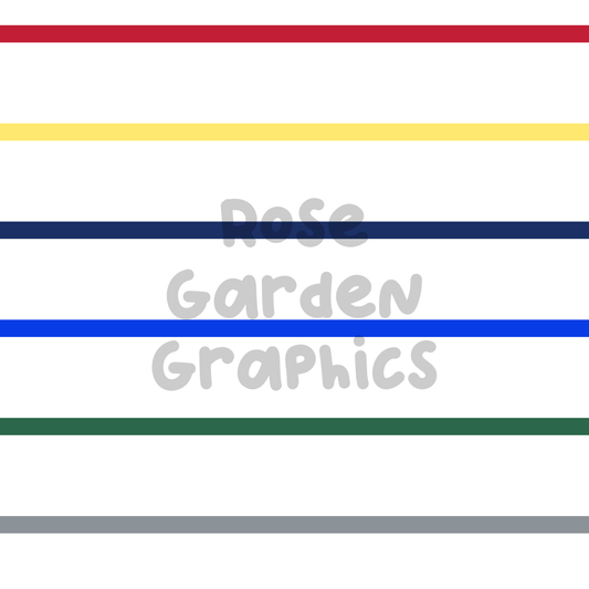 Gender Neutral Thin Rainbow Stripes Seamless Image