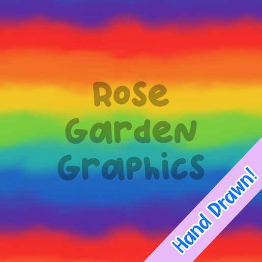 Rainbow Watercolor Stripes Seamless Image